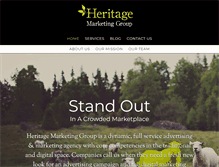 Tablet Screenshot of heritageads.com